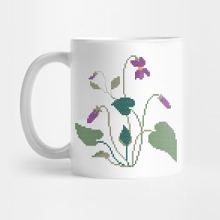 Illinois New Jersey Wisconsin Rhode Island State Flower Violet Mug